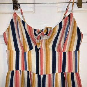 Striped Color Jumpsuit